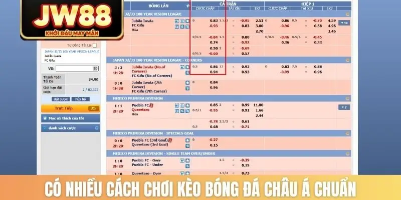 Có nhiều cách chơi kèo bóng đá châu Á chuẩn