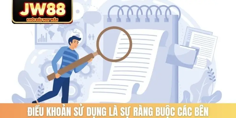Điều khoản sử dụng là sự ràng buộc các bên